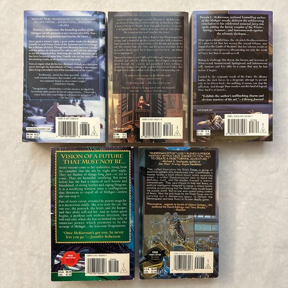 5 Dennis McKiernan Books / Faery Series / Mithgar Series - Picture 2 of 11